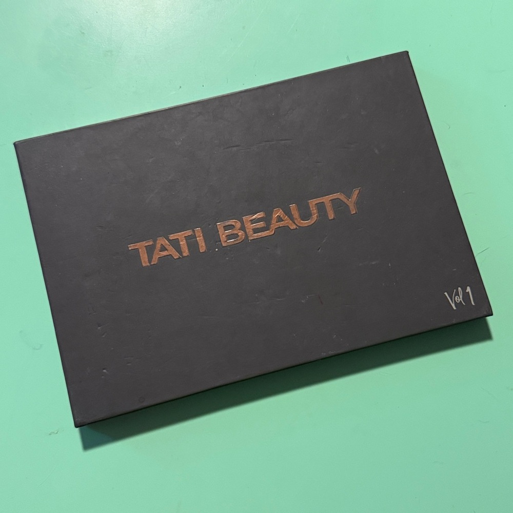 Slightly swatched Tati Beauty Vol 1 Eyeshadow Palette
